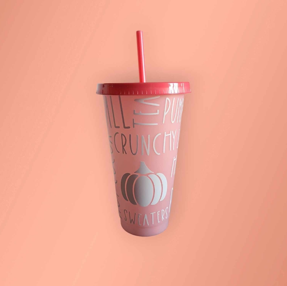 Fall themed tumbler